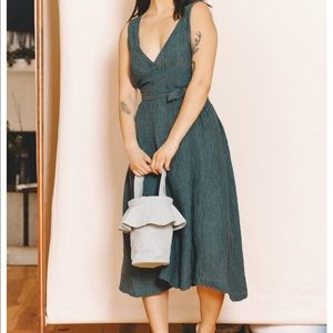 Esby Apparel Casey Linen Dress Size Small